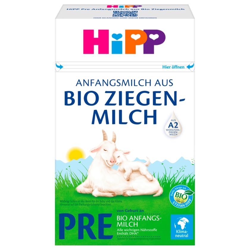 Hipp Pre Bio Anfangsmilch aus Ziegenmilch 400g